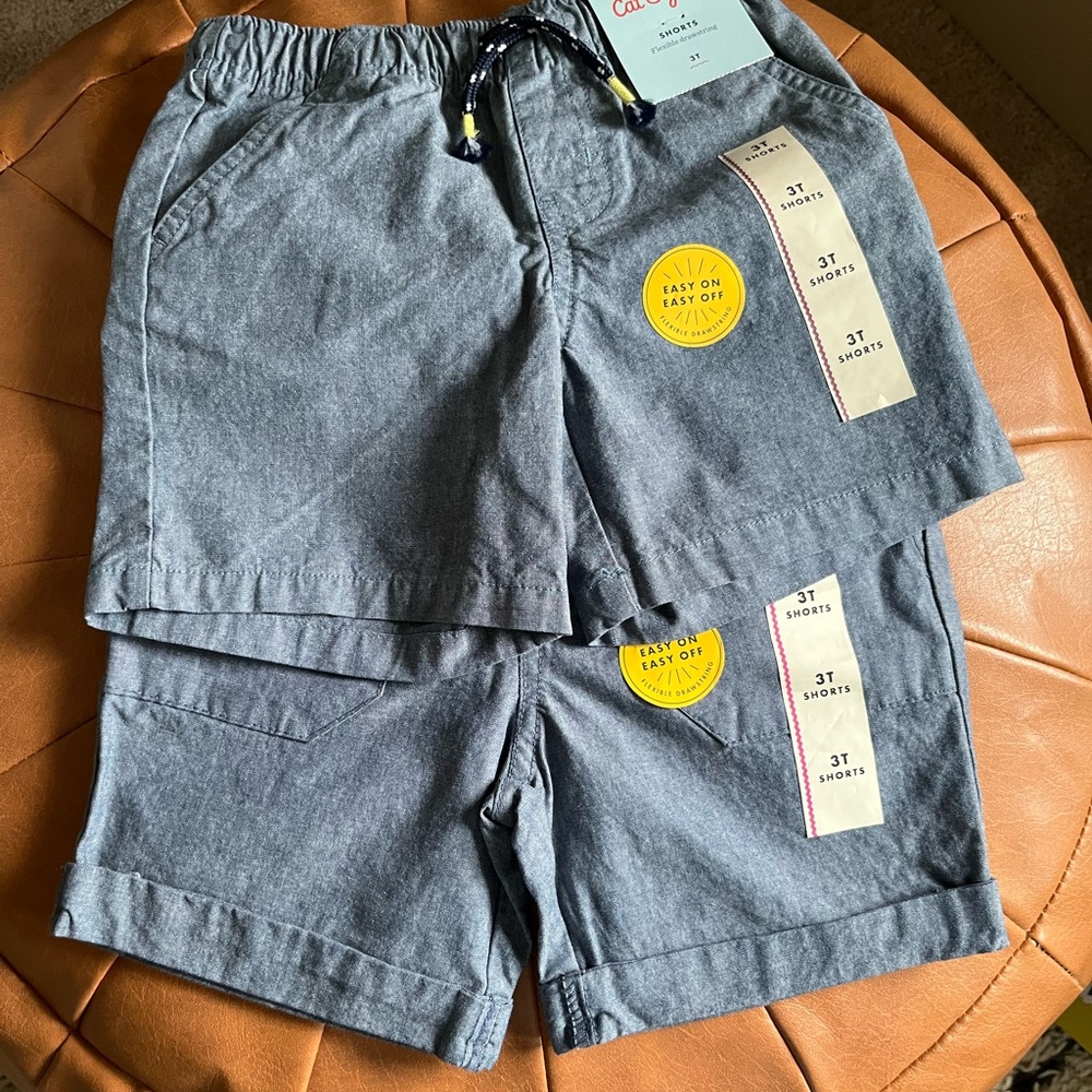 Cat & Jack Denim & Gray New Shorts
